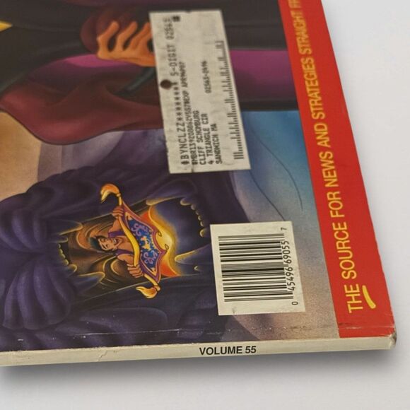 Nintendo Power Volume 55 Guide Book Aladdin w/Poster & Trading Cards - Picture 3 of 14